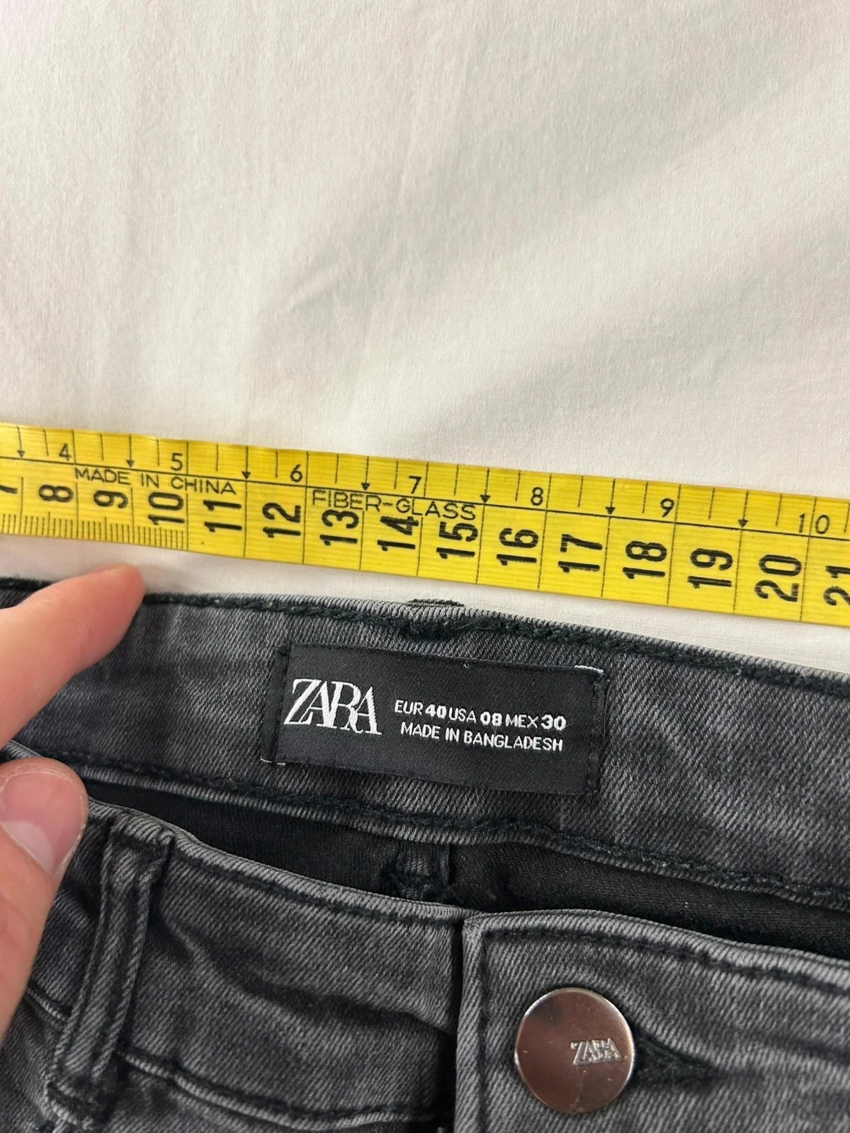 Jeans slim preto Zara – photo 8
